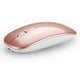thumbnail image 2 of Accesorio de computadora Irfora Ratón inalámbrico 2.4G Ratón silencioso ultrafino Ratones portátiles y elegantes Ratón recargable 10 m / 33 pies Transmisión inalámbrica (oro rosa) Irfora Accesorio de computadora, 2 of 6