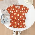 thumbnail image 4 of Grblisyd Girls Summer Outfits 2 Piece Set Short Sleeve Crew Neck Shirts and Elastic Waist Shorts Sets Kids Cute Animal Print Clothes 7-8 Y, 4 of 7