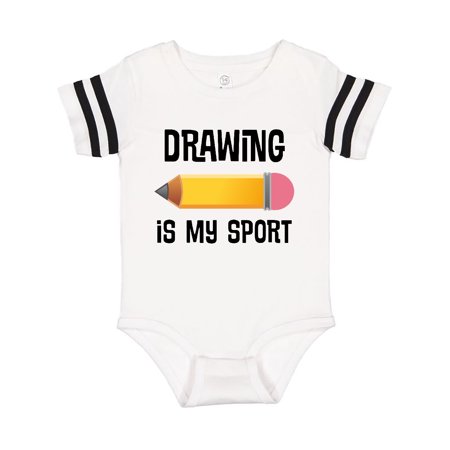

Inktastic Drawing Is My Sport Gift Baby Boy or Baby Girl Bodysuit