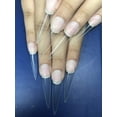 thumbnail image 4 of YIMART 500pcs Acrylic Medium Long Stiletto Nail Tips Easy Coffin Nails Sharp False Nail Art Tips For Nails Salon (Clear), 4 of 8