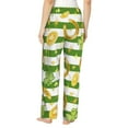 thumbnail image 3 of Naloa Watercolor St Patrick Day Print Women’s Ultra-Soft Comfy Pajama Lounge Pants with Pockets & Drawstring, 3 of 8