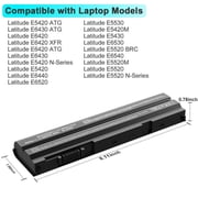 Battery For Dell Latitude E5420 E5430 E5520 E5530 E6420 E6430 E6540 T54FJ 911MD