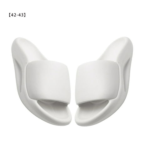 

1 Pair Slipper Non-Slip Unisex Shower Slipper EVA Open Toe Shoes Bathroom Beach Colored Shoes Orange 36/37