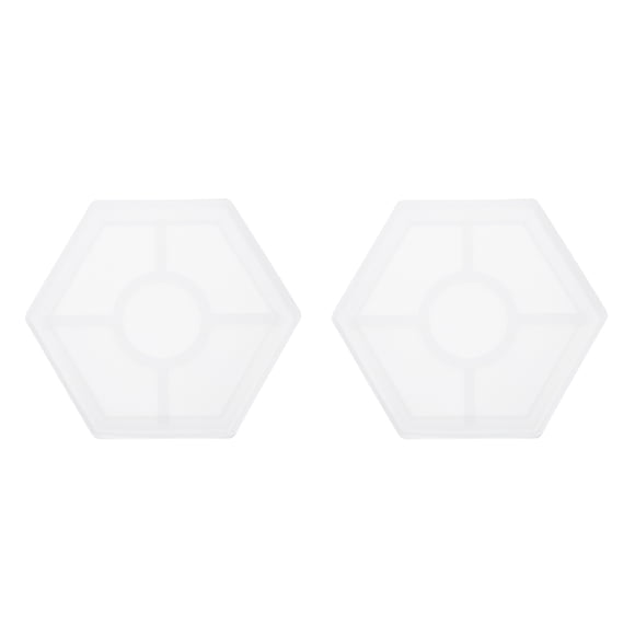 Uxcell 2 Pcs Moldes de Silicona para Posavasos en Forma de Nube Pequeña para Manualidades DIY