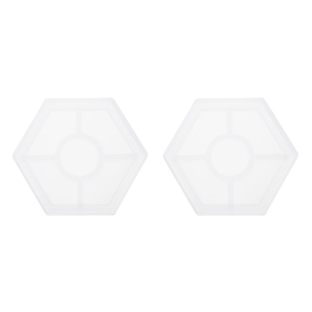 Uxcell 2 Pcs Moldes de Silicona para Posavasos en Forma de Nube Pequeña para Manualidades DIY