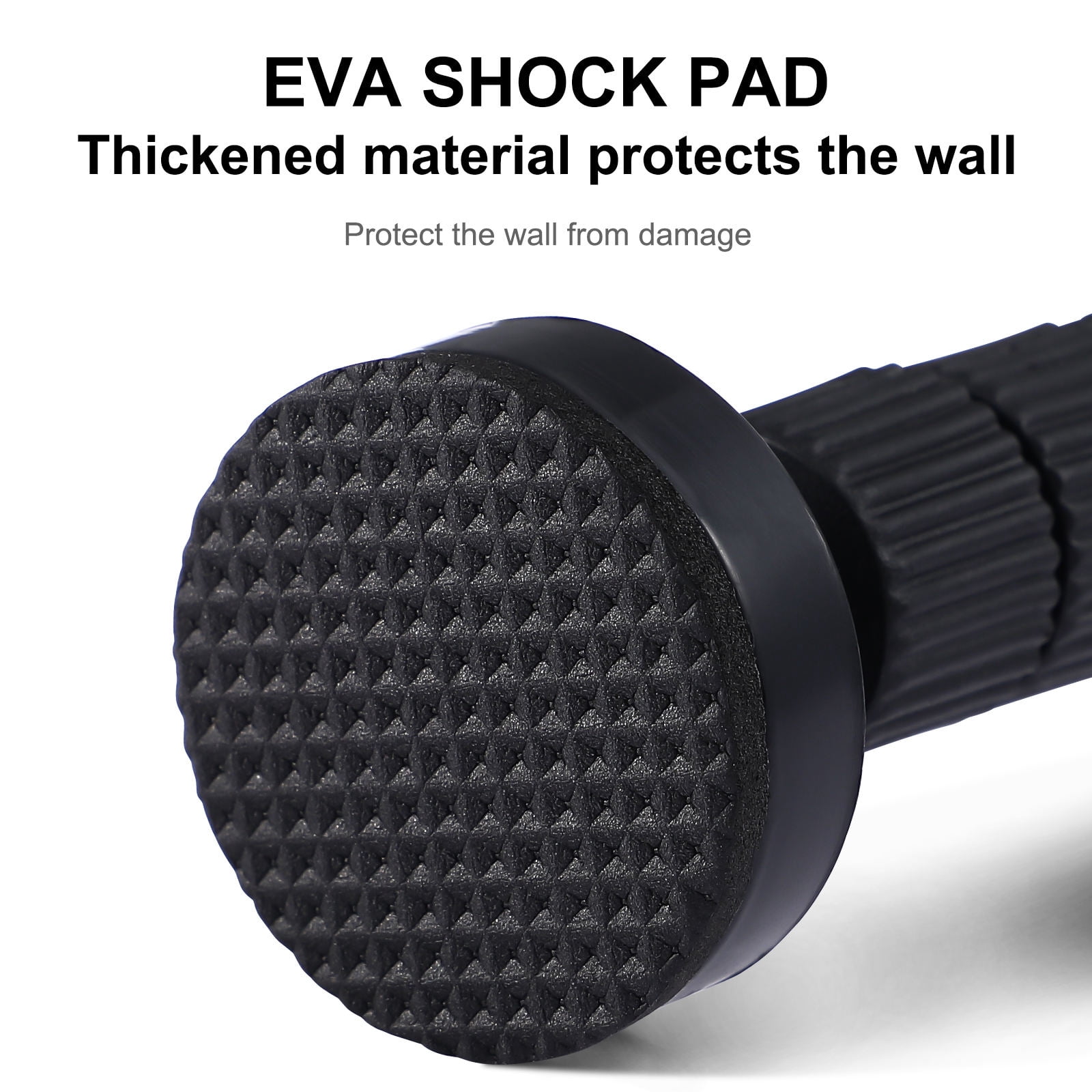 UPKOCH 4 Pcs Protectors Bed Frames Bookshelf Stoppers Headboard Stoppers for Wall Shockproof Fixed Rod Floor Extra Large