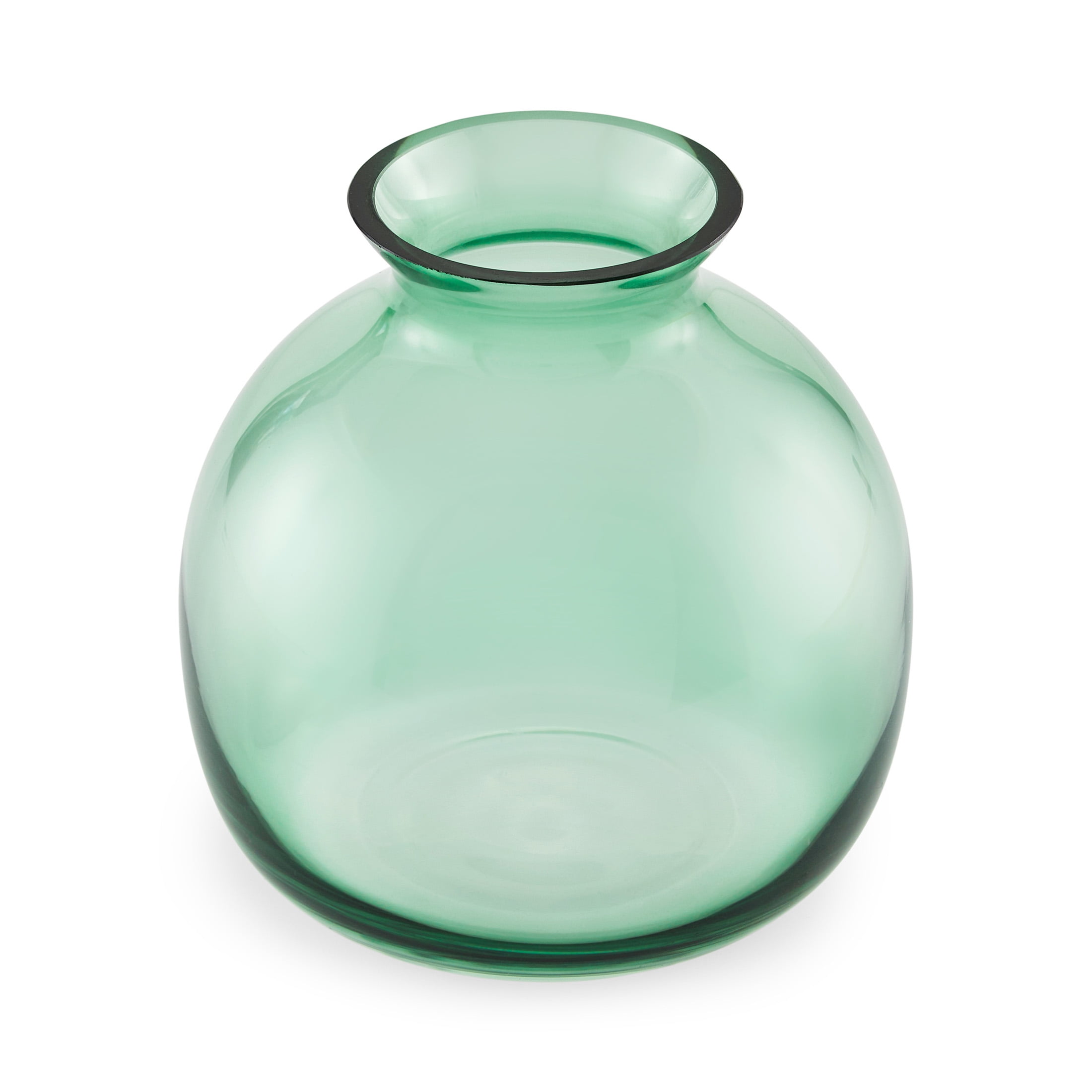 Mainstays by Becky G. & Alejandra 6" Indoor Green Glass Vase