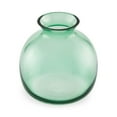thumbnail image 6 of Mainstays by Becky G. & Alejandra 6" Indoor Green Glass Vase, 6 of 8