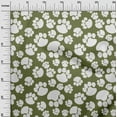 thumbnail image 3 of oneOone Cotton Silk Forest Green Fabric Dog Sewing Material Print Fabric By The Yard 42 Inch Wide, 3 of 4