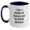 White/Navy, variant on Funny British Shorthair Cat Gifts for Men from Coworkers - I Like A Handful Of Humans And My British Shorthair, Two Tone Coffee Mug for Graduation
