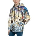 thumbnail image 2 of Genshin Impact Youth Sweatshirt 3D Printed Hoodie Activewear Teenager Winter Full-Zip Drawstring Jacket Coats Active Pullover Hooded Blouse For Boys Girls Small, 2 of 8