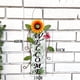 thumbnail image 2 of Bienvenida De Metal, Colgador De Puerta De Flores, Letrero De Pared Para Decoración De Puerta De Jardín Inevent HA042797-01, 2 of 6