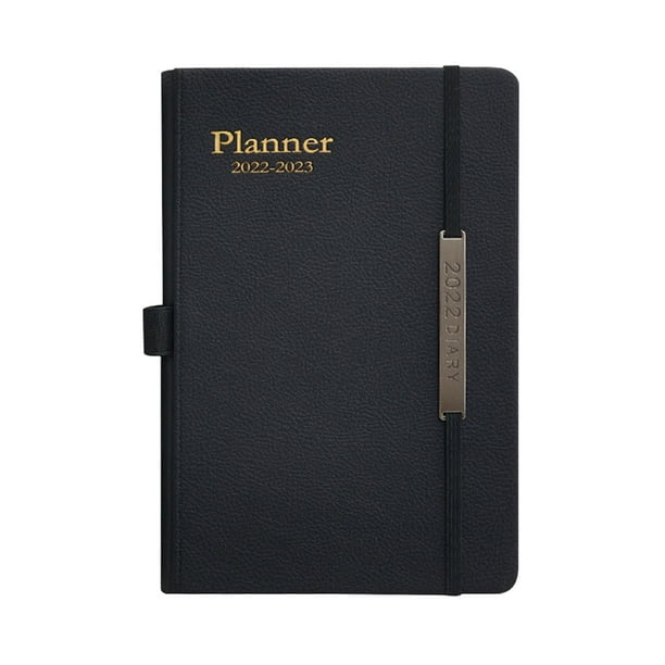 Fiudx Planificador 2022, Diseño Semanal y Mensual, Tapa Dura Resistente, Encuadernación de Doble Alambre Dorado, Espacio para Agendas Diarias y Semanales, Práctico Bolsillo Interior, Ideal para Plani