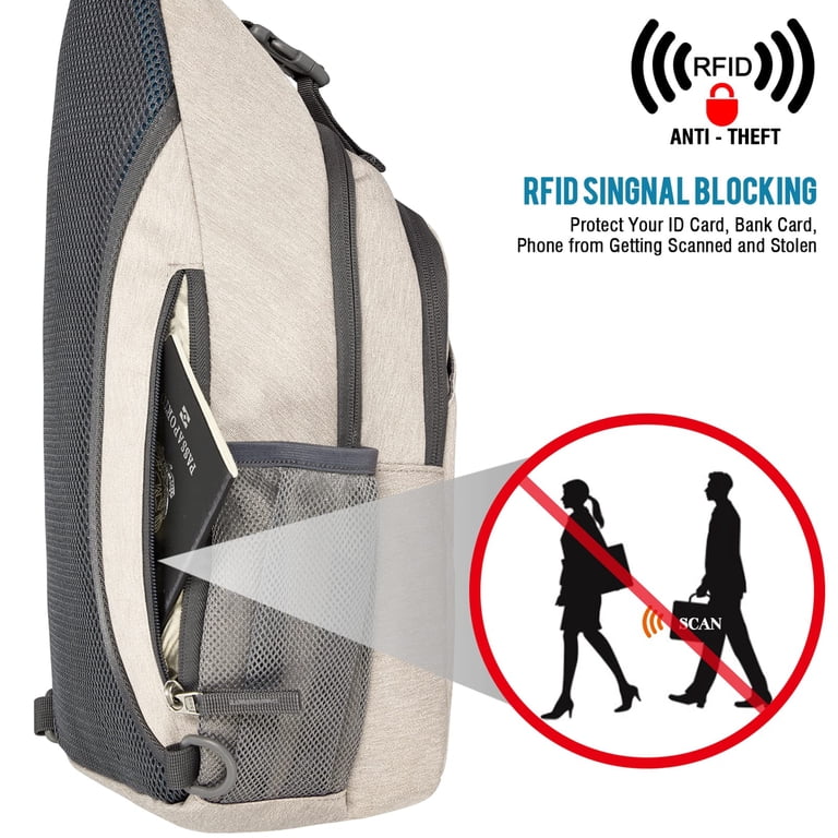 G4Free Sling Bag RFID Blocking Sling Backpack Crossbody  display picture 1
