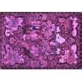 thumbnail image 1 of Ahgly Company Indoor Rectangle Animal Purple Traditional Area Rugs, 2' x 3', 1 of 4