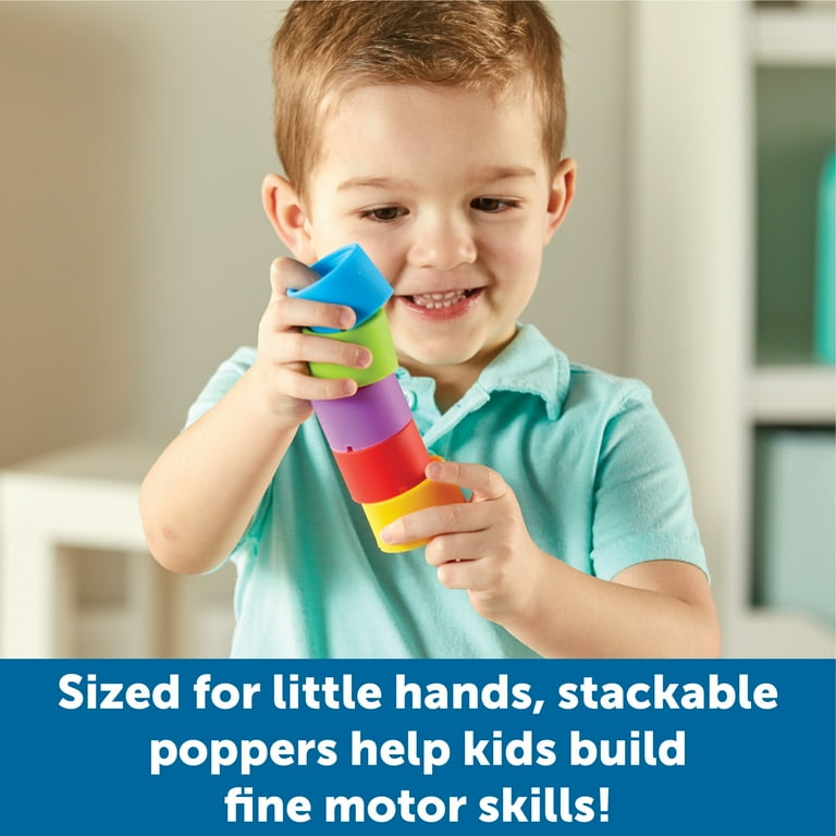 Learning Resources Rainbow Emotions Fidget Poppers, Set of 5 photo 4