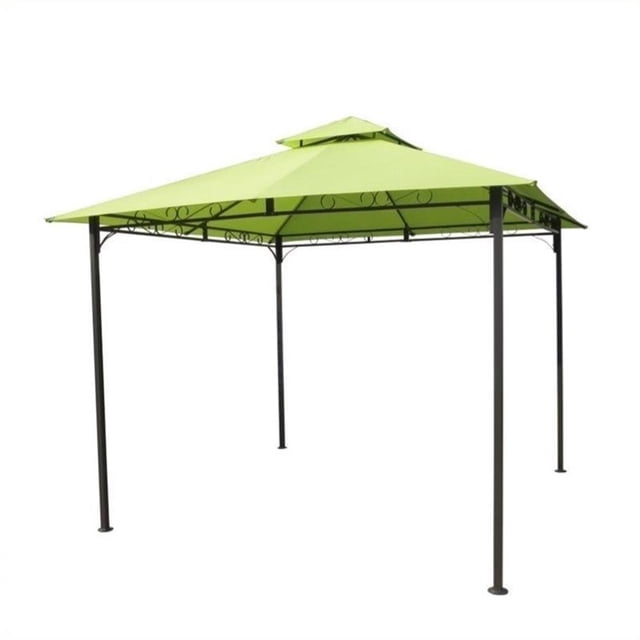 Pemberly Row Pavillon Contemporain d'Extérieur avec Auvent, Vert Lime