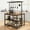 borwn, variant on kitchen Island, Bakers Rack, Island Table for Kitchen,3 Tier Microwave Stand Oven Shelf with Storage,Large Coffee Bar Table, Storage Shelf for Kitchen Dining Room Living Room,5 Hooks
