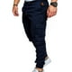 thumbnail image 1 of Sonducket Joggers para hombre Pantalones con bolsillo en la cintura Pantalones casuales elásticos ajustables para la playa Uniforme atlético Azul marino 2XL, 1 of 6