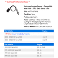thumbnail image 2 of Upstream Oxygen Sensor - Compatible with 1999 - 2002 GMC Sierra 1500 2000 2001, 2 of 2