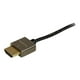 StarTech.com HDMI Cable HDMI 11.4 M Slim w/ Low Profile Metal Connectors, 4K High Speed HDMI w/ Ethernet, 4K 30Hz UHD 10.2 Gbps Bandwidth, 4K HDMI Video / Display Cable, 36AWG, HDCP 1.4 - Durable Thin HDMI Cord - Câble HDMI - HDMI Mâle vers HDMI Mâle - 3,3 Pieds - double Blindage - Noir - 4K support – image 3 sur 3