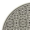 thumbnail image 3 of SAFAVIEH Beach House Wyon Medallion Indoor/Outdoor Area Rug Light Grey/Charcoal, 6'7" x 6'7" Round, 3 of 5