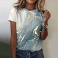 thumbnail image 1 of WILLBEST Canada T-Shirt Femme Printemps Été Imprimé Coloré Manches Courtes Col Rond T-Shirt Haut, 1 of 4