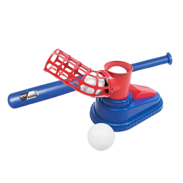 koolsoo Machine de Lancer de Baseball pour Enfants Machine de ting Activités Cadeau Balançoire