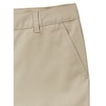 thumbnail image 2 of Wonder Nation Juniors School Uniform Stretch Twill Bermuda Shorts, Sizes 3-15, 2 of 3