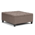 thumbnail image 1 of Atlin Designs Pouf de Rangement pour Table Basse, Brun Faon, 1 of 5