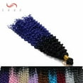 thumbnail image 2 of SEGO Jerry Curl Crochet Hair Bundles Marlybob Crochet Hair Kinky Curly Water Wave Crochet Hair Braids For Women Bohemian Curl Crochet Hair Extension Black to Light Auburn 3 Bundle, 2 of 6