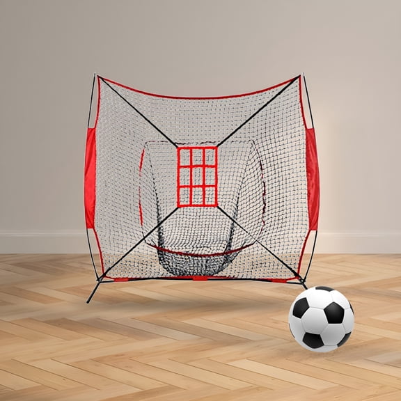 BESTSKY 2026 New Football Practice Net Soccer Training Network Nylon for Outdoor,Practice,Training,Backyard 1Pack for Distance Control Soccer Net