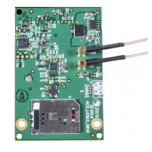 Nortek Security & Control Llc Alarm.com At& T Cat-1 4g Lte Cell Radio For 2gig Gc2 With 2 Lte Antennas.