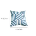 thumbnail image 3 of 17.72x17.72 Inch Throw Pillow, Multicolor Cover Modern Thickened Canvas Towel Embroidery Sofa Pillow for Couch Bedroom Living Room Home Christmas Decoration, 3 of 9