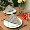 thumbnail image 3 of Coolnut Mexican Talavera Cloth Napkins Set of 4,Reusable Washable Polyester Dinner Table Napkins for Kitchen,Dining,Restaurant,Party Decoration, 3 of 7