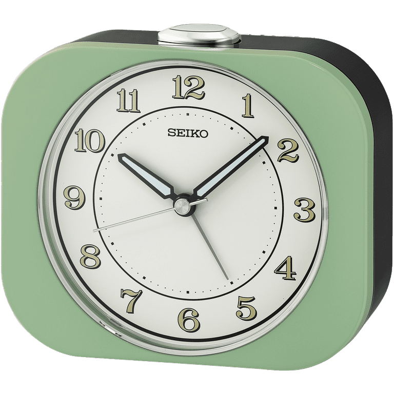 K☆238 GIDK INC Seiko 4 inch Kyoda Beep Alarm Metallic Green Mid-Century