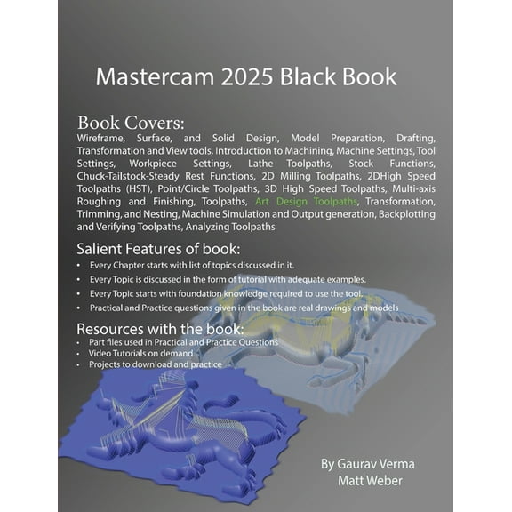 Mastercam 2025 Black Book, (Paperback)
