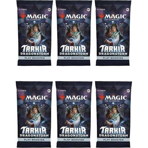 6 Packs MTG Play Booster Pack Lot MTG Tarkir: Dragonstorm