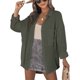thumbnail image 2 of Blusa extragrande casual para mujer,Blusa extragrande de manga larga Blusa extragrande con bolsillo frontal Blusa extragrande con hombros caídos Claridad notable, 2 of 7