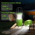 thumbnail image 2 of 3000mAh Large Capacity Hand Crank Solar Camping Lantern, Portable Ultra Bright LED Torch, 23-26 Hours Running Time, USB Charger, Electronic Lantern for Outdoor, 2 of 5