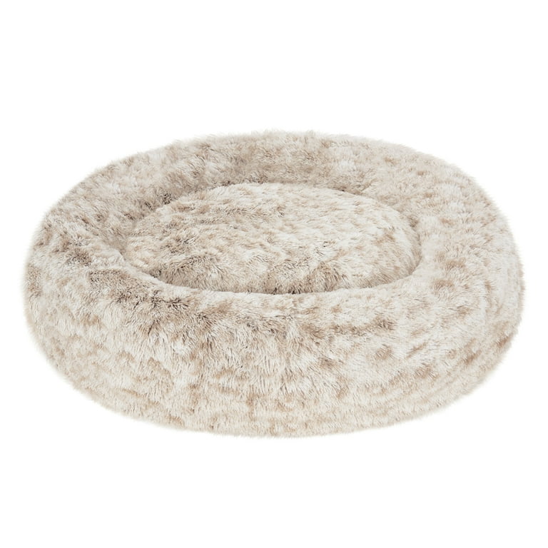 45 Inch Calming Donut Dog Bed, Driftwood, Jumbo photo 2