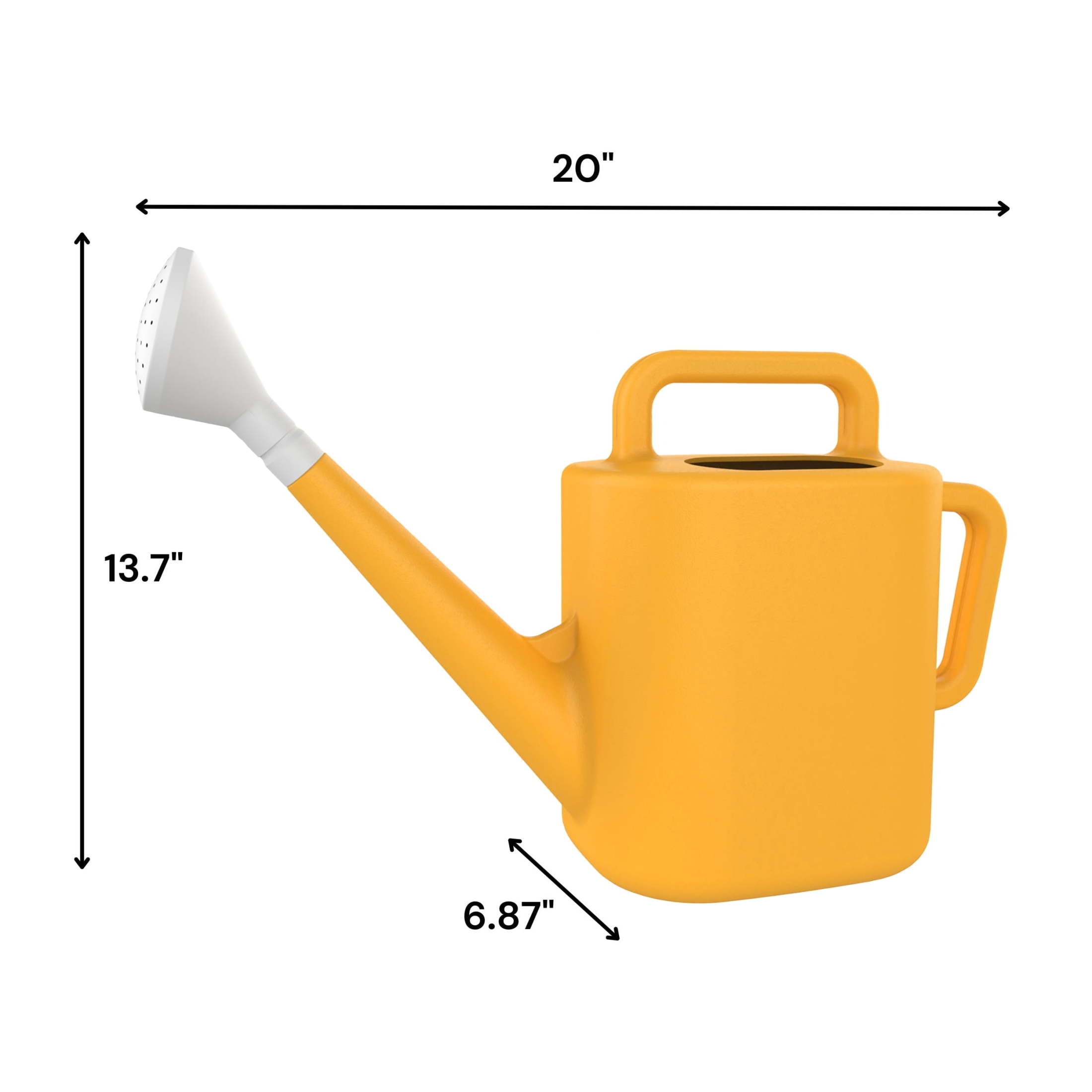 Expert Gardener 2 gal. Resin Watering Can, Daisy Yellow - Walmart Expert Gardener 2 gal. Resin Watering Can, Daisy Yellow - Walmart