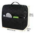 thumbnail image 4 of Funda antipolvo para batidora de pie KitchenAid, multibolsillos para varios accesorios de electrodomésticos de cocina, resistente al agua, fácil limpieza (negro, se adapta a cuenco elevador de 5 a 8 c, 4 of 4