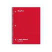 Staples 1-Subject Notebooks 8" x 10.5" Wide Ruled 70 Sheets Assorted ...