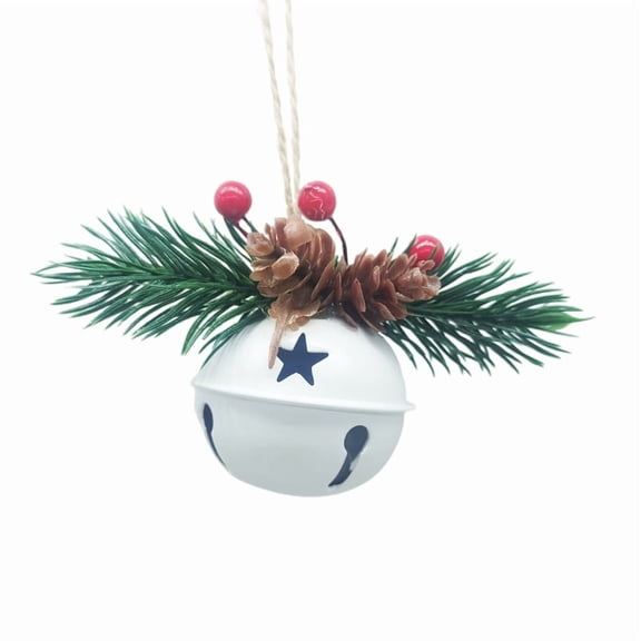 Vintage Christmas Bells Tree Hanging Ornament Metal Jingle Bells for Christmas Decorations Holiday Bell Jingle Bells