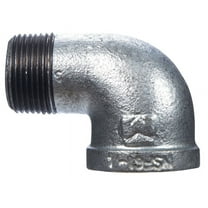 Galvanized Pipe Fitting, Street Elbow, 90 Degree, 1/4", B & K, 510-301HN