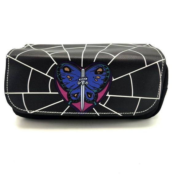 Jolyne's Butterfly Emblem - Jojo's Bizarre Adventure 7x4" Clutch Pencil Bag