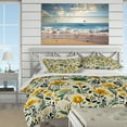 thumbnail image 3 of Designart "Verdant Bohemian Charm" Green Botanical Bedding Covert Set - Hygge & Scandinavian Bed Set With 1 Sham, 3 of 5
