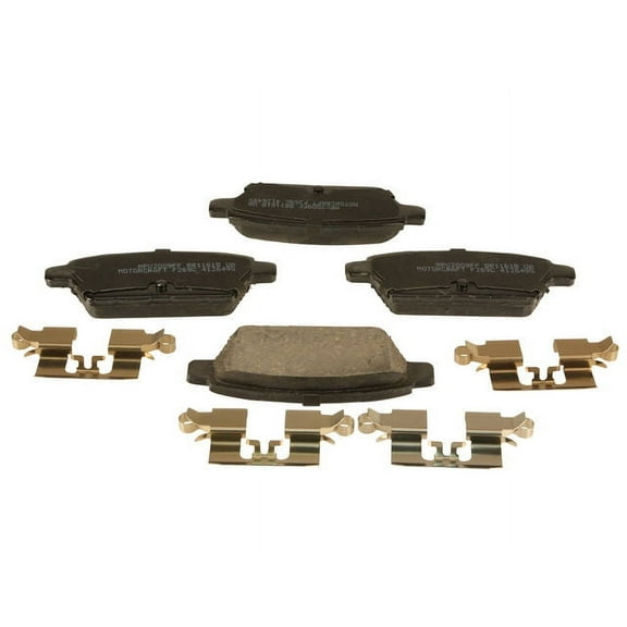 Rear Brake Pad Set - Compatible with 2006 - 2012 Ford Fusion 2007 2008 2009 2010 2011