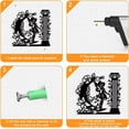 thumbnail image 5 of Fairy Roman Column Metal Wall Art Decor Black Wall Hanging Decor Silhouette Wall Art for Home Bedroom Living Room Garden Hotel Office Wall Christmas Festival Decoration Gift 10.79×11.77", 5 of 8
